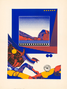 Print, YOSHIDA, Hodaka  b. 1926  d. 1995, Mythology by the Lake, Not dated