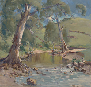 Painting, COLVILLE, George  b. 1887 Aberdeen, Scotland.  d. 1970 Melbourne, Untitled Landscape, Not dated