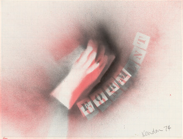 Painting, LENDON, Nigel  b. 1944 Adelaide, Glove, 1974