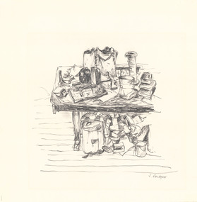 Drawing, SENBERGS, Jan  b.1939 Riga, Latvia.  Arrived Australia 1950, Untitled, Not dated