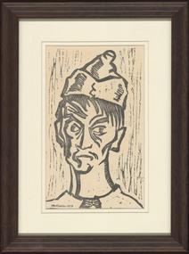 Print, DE KESSLER, Thomas  b. 1925 Budapest, Hungary  d. 2008 Melbourne, Head of a Soldier, 1959