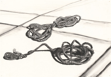 Drawing, WRAY, Jennifer, #29 Rope, 1998