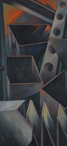 Painting, HENG, Euan  b. 1945 Scotland. Arrived Australia 1977, Jeeralang Still Life I, 1985