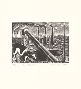 Work on paper - Print, JONES, Timothy  b. 1962 North Wales, arr. Australia 1984, Gippland (sic), 1984