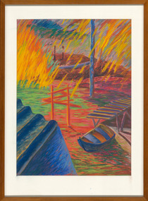 Work on paper - Drawing, SCHERER, Rodney  b. 1951 Campbelltown NSW, Electro Magnetic Landscape, 1987