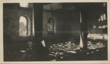 Photograph (Item), Interior View Of Ruins Of Ellis' Coliban Flour Mill, Malmsbury c1930s
