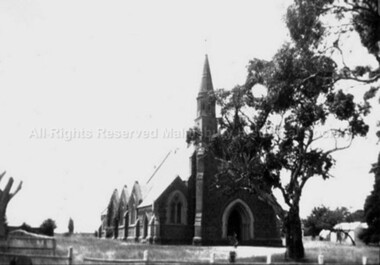Photograph (Item), B/W St Johns Church Malmsbury, Malmsbury c1930s