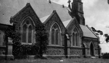 Photograph (Item), B/W St Johns Church Malmsbury, Malmsbury c1934