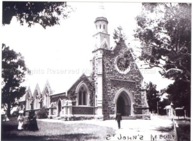 Photograph (Item), St Johns Church Of England Malmsbury C1913 By Ernest Boddy, Malmsbury ca1913