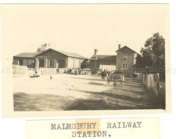 Photograph (Item), Malmsbury Railway Station C1920, Malmsbury ca1920