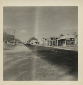 Photograph (Item), Shops On Mollison St From Ellesmere St Corner 1958, Malmsbury 1958