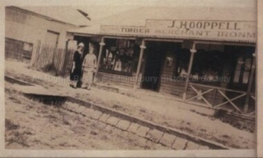 Photograph (Item), Hooppell's Store In Mollison St Malmsbury C1920, Malmsbury c1920