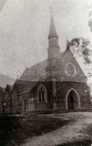 Photograph (Item), B/W Photo St Johns Church Of England C1920, Malmsbury c1920