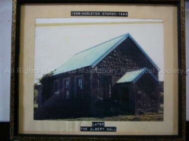 Photograph (Item), Bluestone Wesleyan Church Later Albert Hall Mollison St, Malmsbury