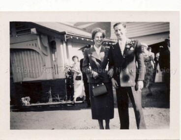 Photograph (Item), B/W Nancy Hooppell & Bill Grace, Malmsbury