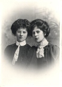 Photograph (Item), Portrait Of Cora And Meta Townsend, Malmsbury