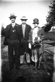 Photograph (Item), "B/W Photo John Price Jones, Male And Bessie Jones", Malmsbury c1920
