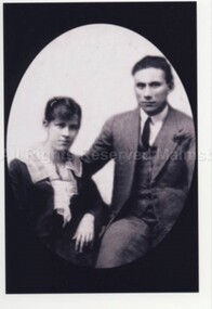 Photograph (Item), George Lipp & Wife Olga Pretoria Nee Phillips, Malmsbury
