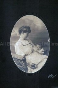 Photograph (Item), Portrait Of Emma (Monti) Hadden And Baby Son Graham, Malmsbury