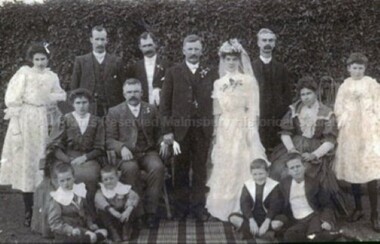 Photograph (Item), Wedding Photo Of Emma Monti To Arthur Hadden In Wa In 1907, Malmsbury 1907