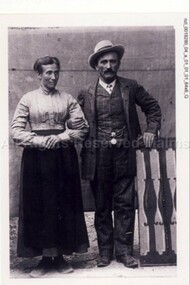 Photograph (Item), Mary (Pola) Pianta & Giancomo Pola Brother, Malmsbury