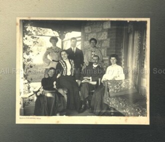 Photograph (Item), "Ellis, Townsend And Vance Families", Malmsbury c1904