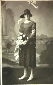 Photograph (Item), B/W Mary Leader, Malmsbury ca1926