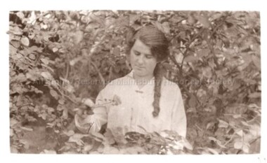 Photograph (Item), "Blair, Sylvia C1916", Malmsbury c1916