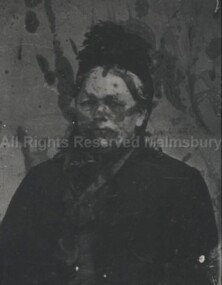 Photograph (Item), Black & White Portrait (Copy Of Original) Of Unknown Female, Malmsbury 1880s