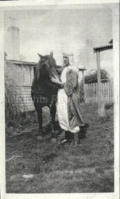 Photograph (Item), Man With Horse, Malmsbury ca1990