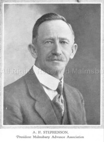 Photograph (Item), Arthur Henry Stephenson C1927, Malmsbury c1927