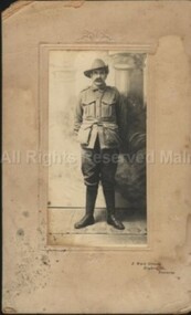 Photograph (Item), "Archibald Ralph Hooppell, Died Of Wounds France 1916", Malmsbury bef1916