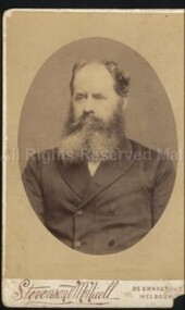 Photograph (Item), Samuel Ebenezer Hooppell Portrait C1888-1891, Malmsbury c1888