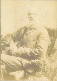 Photograph (Item), Portrait Of Councillor Traugott Vorwerg Pre 1906, Malmsbury pre1906