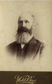 Photograph (Item), Studio Portrait Of Mr Joseph William Ellis, Malmsbury pre1896