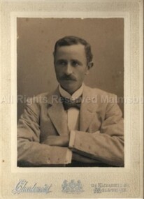 Photograph (Item), B/W Portrait Godfrey William Ellis C1880S, Malmsbury c1880s