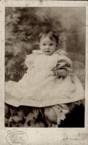 Photograph (Item), B/W Portrait Of Flo Brereton, Malmsbury