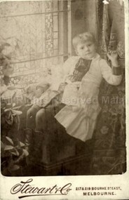 Photograph (Item), Studio Portrait Of Cora Townsend C1887, Malmsbury c1887