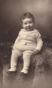Photograph (Item), B/W Child Neil Mcewan C1924, Malmsbury c1924