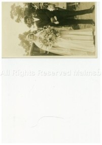 Photograph (Item), B/W Bob Morgan & Mary Leader, Malmsbury