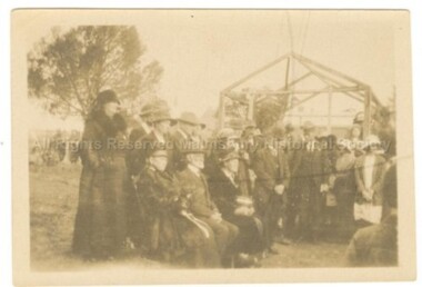 Photograph (Item), Group At Malmsbury Primary School Reunion Near Arbor, Malmsbury c1930