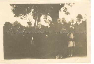 Photograph (Item), Group At Malmsbury Primary School Reunion?, Malmsbury c1930