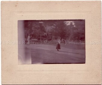 Photograph (Item), "Malmsbury Tennis Courts, Meta Townsend Foreground", Malmsbury 25/12/1905