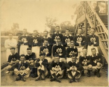 Photograph (Item), Malmsbury Football Club Team Ca1932, Malmsbury ca1932