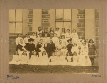 Photograph (Item), Helpers At Sale Of Gifts Malmsbury Town Hall 1903, Malmsbury 1901