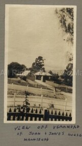 Photograph (Item), View From Verandah Of House Of John Arthur & Jane Hooppell, Malmsbury c1920
