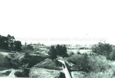 Photograph (Item), "The Race, Water Supply To Bendigo", Malmsbury ca1930