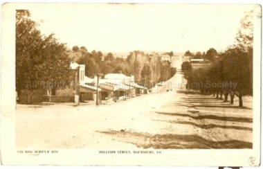 Postcard (Item), "Postcard Mollison St Malmsbury C1925, Rose Series P4158", Malmsbury c1923