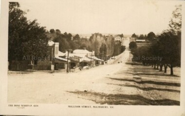 Postcard (Item), "Postcard Mollison St Malmsbury C1926, Rose Series P4158", Malmsbury c1923