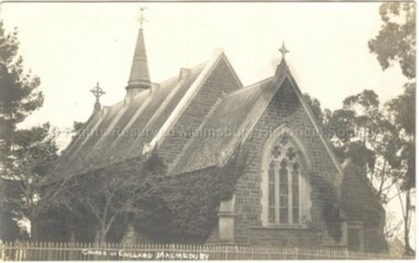 Postcard (Item), Postcard Of St Johns Church Malmsbury C1910 Kodak Postcard, Malmsbury ca1910